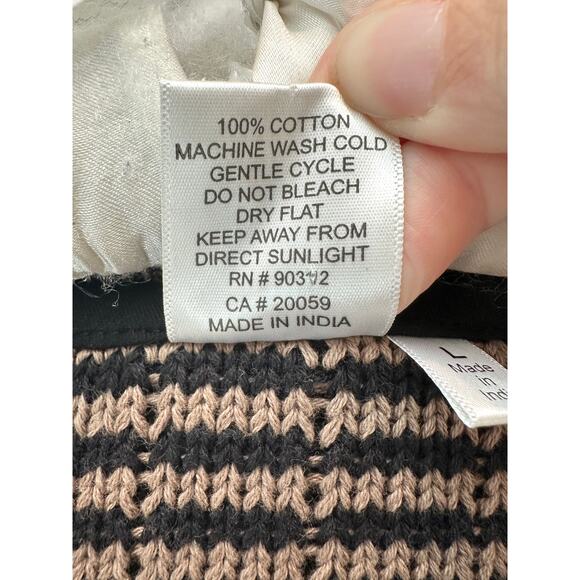 PARSLEY & SAGE | Patchwork Cardigan Sweater Boho Artsy Button Front | Large - Picture 6 of 6